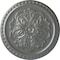 Ekena Millwork Emeryville Ceiling Medallion, Hand-Painted Silver, 16 7/8"OD x 5/8"P CM16ERSLS - alternate 1